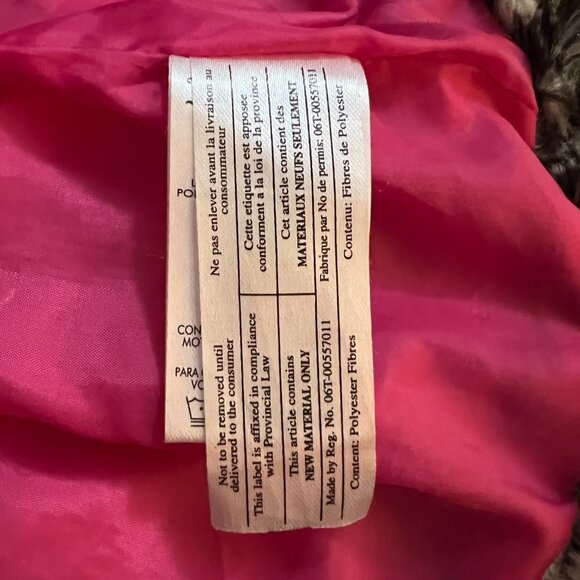 Juice Couture Kids Lined Animal Print Jacket - Picture 11 of 11